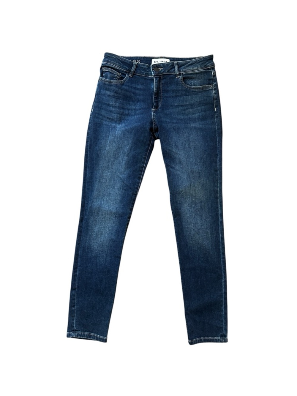DL 1961 Margaux Instasculpt Ankle Skinny Dark Wash Denim Jeans size 30